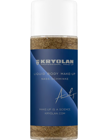 Maquiagem Líquida para Corpo 100 ml Kryolan — cor GOLD
