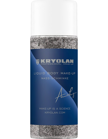 Maquiagem Líquida para Corpo 100 ml Kryolan — cor SILVER